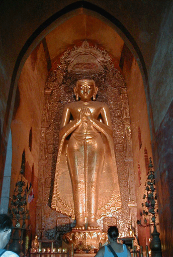 ミャンマー　バガン　仏像画像